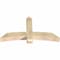 Ekena Millwork Bellingham Rough Sawn Timber Gable Bracket, Douglas Fir, 60"W x 32"H x 6"D x 6"F, 13/12 Pitch GBW060X32X0606BEL00RDF - alternate 3